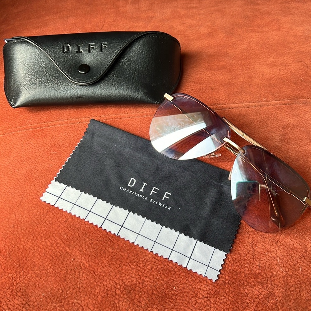 Diff Aviator Sunglasses - image 1